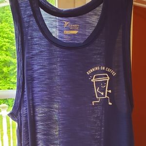 Blue Old Navy Active sport tank